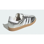 Adidas Samba OG Silver Metallic Cracked Leather