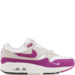 Nike Air Max 1 '87 "White/Bold Berry/Neutral Grey/Black" sneakers